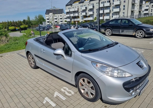 Peugeot 207 CC cena 15500 przebieg: 91500, rok produkcji 2008 z Wieliczka małe 106